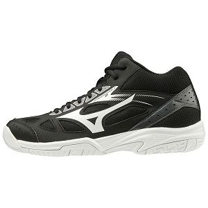 Tenis Para Voleibol Mizuno Cyclone Speed 2 Mid Junior Mujer Negros/Blancos | Mexico-215764